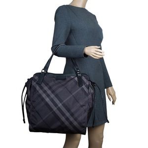Burberry Black Nova Check Packable bag
